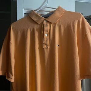 XXL Tommy Hilfiger cotton polo. Orange. Washed Once but too big